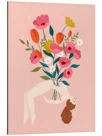 Alubild Ich bin eine Blume - Bea Müller