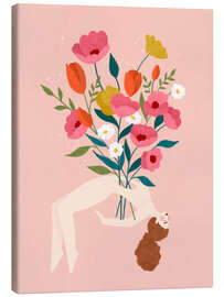 Leinwandbild Ich bin eine Blume - Bea Müller