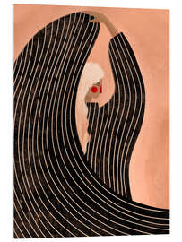 Gallery Print Die Frau im schwarzen Kleid