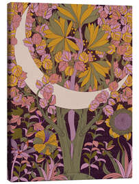 Leinwandbild Moonlit Blooms