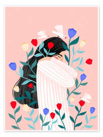 Wandbild Blüten und Ruhe - Bea Müller