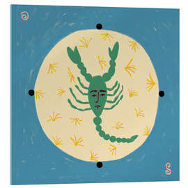 Acrylglasbild Skorpion mit menschlichem Gesicht - Sandra Poliakov