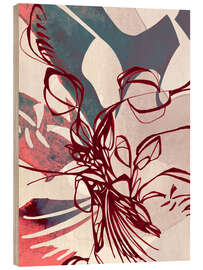 Holzbild Tropical Retro Mix