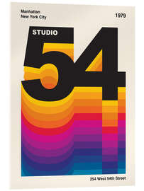 Acrylglasbild Studio 54