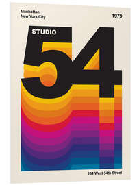 Hartschaumbild Studio 54