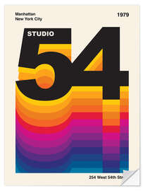 Wandsticker Studio 54