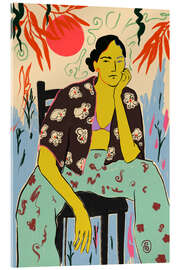 Acrylglasbild Sun and Waves - Sandra Poliakov