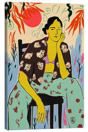 Leinwandbild Sun and Waves - Sandra Poliakov