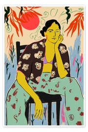 Wandbild Sun and Waves - Sandra Poliakov