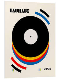 Hartschaumbild Bauhaus Musik