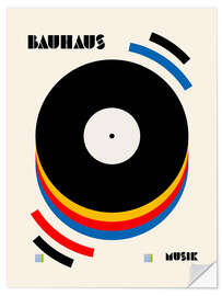 Wandsticker Bauhaus Musik