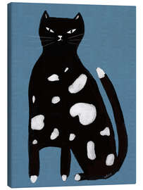 Leinwandbild Gefleckte Katze