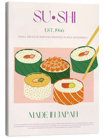 Leinwandbild Sushi, Japan 1966 - Nazma Khokhar