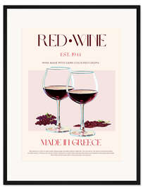 Gerahmter Kunstdruck Red Wine, Greece 1944