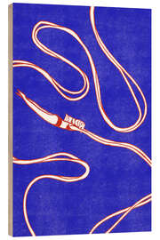 Holzbild Melas lange Arme