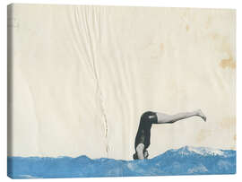 Leinwandbild Sprung