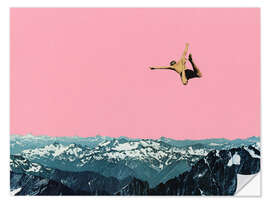 Wandsticker Higher Than Mountains - Cassia Beck