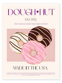 Wandbild Doughnut, USA 1952 - Nazma Khokhar
