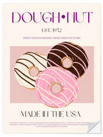 Sticker mural Doughnut, USA 1952 - Nazma Khokhar