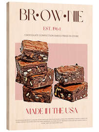 Holzbild Brownie, USA 1964