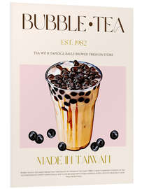 Hartschaumbild Bubble Tea, Taiwan 1982