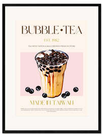 Gerahmter Kunstdruck Bubble Tea, Taiwan 1982