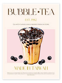 Poster Bubble Tea, Taiwan 1982