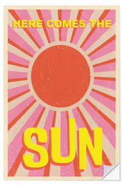 Wandsticker Here Comes the Sun - WallChart