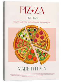 Leinwandbild Pizza, Italy 1979