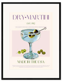 Gerahmter Kunstdruck Dry Martini, USA 1912