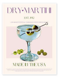 Poster Dry Martini, USA 1912