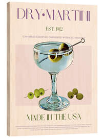 Holzbild Dry Martini, USA 1912