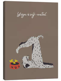 Leinwandbild Yoga is self-control - Annick