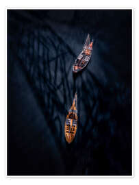 Wandbild Rabelo im Schatten der Brücke