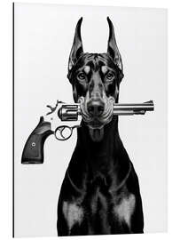 Alubild Bring keinen Hund zu einer Schießerei mit