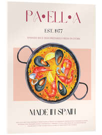 Acrylglasbild Paella, Spain 1977 - Nazma Khokhar