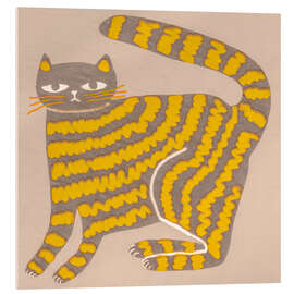 Acrylglasbild Katze mit Streifen - Sharyn Bursic