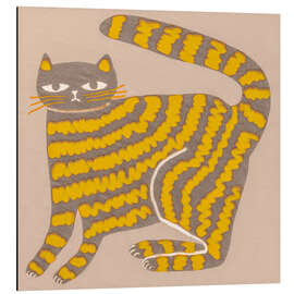 Alubild Katze mit Streifen - Sharyn Bursic