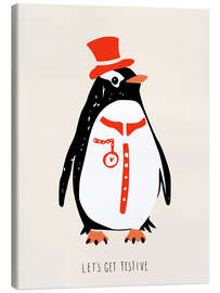 Leinwandbild Let's Get Festive, Pinguin - Annick