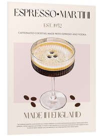Hartschaumbild Espresso Martini, England 1952