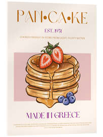 Acrylglasbild Pancake, Made in Greece