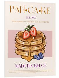 Hartschaumbild Pancake, Made in Greece