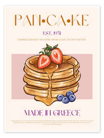 Poster Pancake, Made in Greece