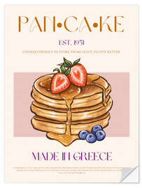 Wandsticker Pancake, Made in Greece