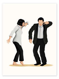 Poster Pulp Fiction Tanz IV