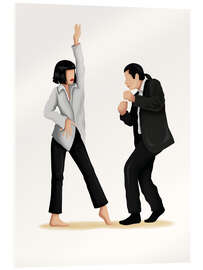 Acrylglasbild Pulp Fiction Tanz III