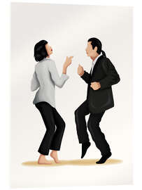 Acrylglasbild Pulp Fiction Tanz II