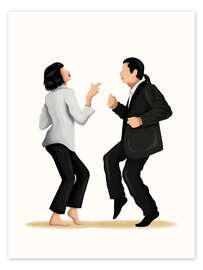 Poster Pulp Fiction Tanz II