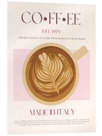 Acrylglasbild Coffee, Italy 1979