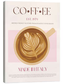 Leinwandbild Coffee, Italy 1979 - Nazma Khokhar